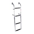 thumbnail image 1 of fastboy Boat Ladder Metal Heavy Duty Under Platform Slide Mount Boat Boarding Ladder 3 Steps silver 4 Steps, 1 of 6