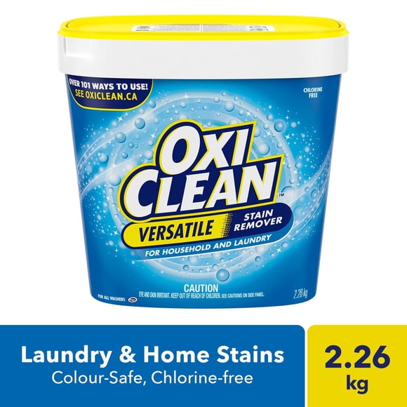 OxiClean Détachant polyvalent en poudre pour la maison et la lessive, sans danger pour les couleurs, sans chlore, 2,26 kg