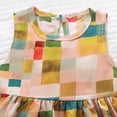 thumbnail image 4 of yoeyez Robes pour Filles Taille 7-8 Coton Enfants Imprimé Floral Robes Sans Manches Col Ras du Cou Ample Décontracté Fluide Robe Débardeur Vacances Fête Robes pour Fille Multicolore, 1-2 Ans, 4 of 5