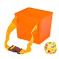 thumbnail image 3 of KLKCMS Seaux Poire Jeu de Lancer, Sacs de Sable à Lancer dans un Seau pour Enfants, Seau Orange Intérieur Extérieur, 3 of 9