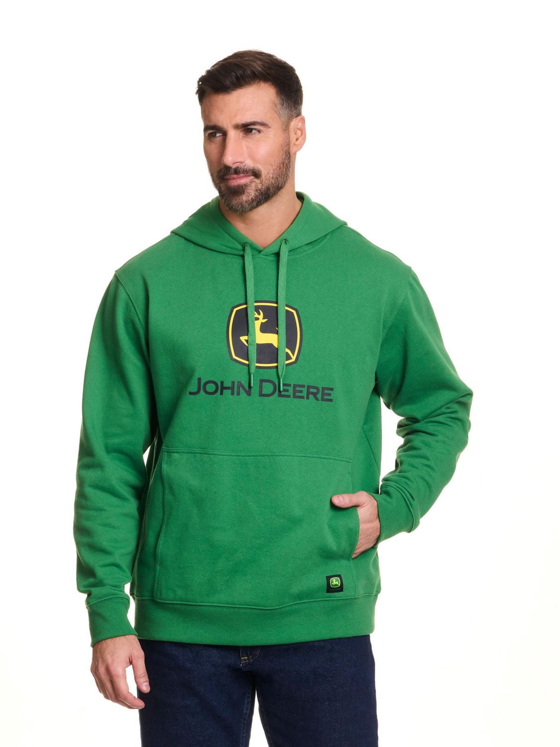 John Deere Men’s Core Logo Pullover Fleece Hoodie