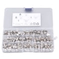 thumbnail image 1 of 50 Sets Cage M5 Nut M5x20 Screw Kit Nickel Plated Iron Metric Square Hole Rack Mount for Marine Yacht RV, 1 of 14