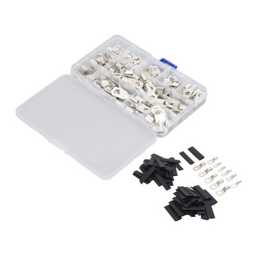 Industrial Electrical Terminals,220PCS Copper Wire Lugs Copper Wire Lugs Battery Terminal Connector Extended Durability