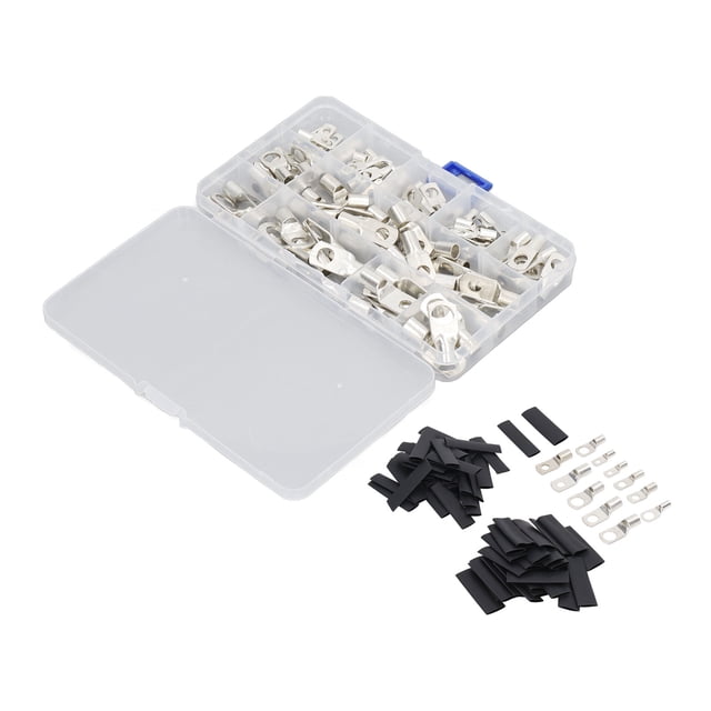 Industrial Electrical Terminals,220PCS Copper Wire Lugs Copper Wire Lugs Battery Terminal Connector Extended Durability