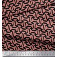 thumbnail image 2 of Soimoi Georgette Viscose Fabric Geometric Abstract Decor Fabric Printed Yard 42 Inch Wide, 2 of 3