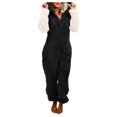 thumbnail image 2 of Combinaison à Manches Longues pour Femmes Combinaison à Capuche à Manches Longues Pyjama Décontracté d'Hiver Chaud Combinaison de Nuit Combinaisons d'Automne pour Femmes en Liquidation, 2 of 6