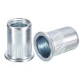 thumbnail image 1 of Unique Bargains M12 Rivet Nuts, 50 Pack Zinc Plated Carbon Steel Knurled Flat Head Threaded Insert Nuts, 1 of 5