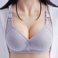 thumbnail image 2 of Yuzhih Bras for Women Push up No Padding Comfort Underwire Plus Size Full Coverage Seamless Everyday Bras, 2 of 6
