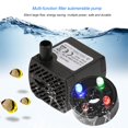 thumbnail image 2 of Ymiko Submersible Water Pump With LED Light Aquarium Pond Hydroponics Fountain, 2 of 8