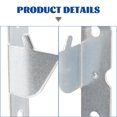 thumbnail image 3 of 2 Sets Curtain Rod Bracket Curtain Hardware Brackets Wall Single Curtain Rod Bracket, 3 of 6