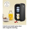 thumbnail image 2 of ICEMAN Portable Mini Fridge w/ 8 355 ml (12oz) Can Capacity, Cools and Heats, Car Plug Included - Black, New, 2 of 9