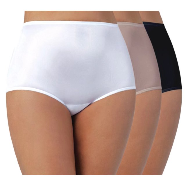 Vanity Fair Womens Perfectly Yours Ravissant Tailored Nylon Brief, 6, WDB MULTI