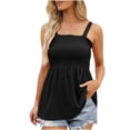 thumbnail image 1 of AherBiu Womens Capris Summer Casual Loose High Waisted Drawstring Knee Length Shorts with Pockets, 1 of 6