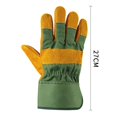 thumbnail image 4 of Gants de Jardinage en Cuir Robuste Élagage des Roses Protection contre les Épines Travail Soudure Sécurité Résistant à l'Usure Confort Respirant, 4 of 6