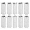 thumbnail image 1 of 10 Pcs Écrou de Connecteur Rond M8x1.25 L30mm Écrous de Couplage en Acier Inoxydable Kit de Tige de Manchon Fileté, 1 of 8