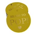 thumbnail image 1 of Inkdotpot Real Gold Foil Ready To Pop Baby Shower Tags Favor Hang Paper Tags 50 Pieces, 1 of 1
