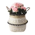 thumbnail image 4 of Nordic Woven Basket Plant Rattan Box Sundries Organizer Desktop Container Holder, 4 of 9