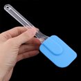 thumbnail image 4 of Unique Bargains Kitchen Silicone Cake Cream Butter Baking DIY Mixing Spatula Scraper Blue 2pcs, 4 of 4
