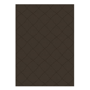 Mainstays Modern Contemporary Geometric Textured Pattern Tufted Black, Machine Washable Area Rug 5x7, Ideal for Living room, Dining area, bedroom