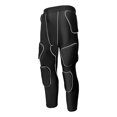 thumbnail image 4 of Breezora Mens Padded Compression Pants for Football Basketball Protective Girdle with Shock Absorption Athletic Training Tights M Size White, 4 of 4