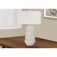 thumbnail image 1 of Monarch Specialties Lighting, 33"h, Table Lamp, Ivory / Cream Shade, Cream Ceramic, Contemporary, 1 of 6