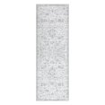 thumbnail image 1 of YUSAZENS 2x6 Vintage Floral Print Hallway Runner Rug Non-Slip Soft Kitchen Laundry Bedroom Runner Rug Gray, 1 of 7