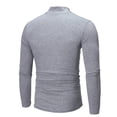 thumbnail image 3 of Pompotops New Autumn And Winter High-neck Color Slim Men's Bottoming Shirt, 3 of 6