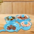 thumbnail image 4 of Birdeem 13-Piece Nonstick Cookware Set with 8.7 Inch Frying Pan,6.3 Inch Milk Pan,Soup Pots,Transparent Lids and Spatulas,Easy Clean,Even Heating and Heat Resistant Handles, 4 of 9