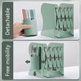 thumbnail image 4 of Qocolhg Deals of The Day! Retractable Book Stand With Brush Pot Bookshelf Integrated Desktop Storage Rack Student Baffle Book Clip Folding Fixed, Christmas Birthday Gifts, Home Essentials!, 4 of 6