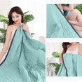 thumbnail image 3 of Summer Blanket Ice Blanket Double Cold Effect Blanket Cooler Fiber Soft Breathable Soft Smooth 78x90IN Summer Comforter King Size Super Cozy And Comfy for Sofa, Couch, Bed, Camping, Travel, 3 of 3
