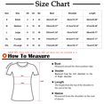 thumbnail image 3 of Babysbule T-Shirts à Manches Courtes pour Femmes T-shirt Décontracté pour Femmes à Imprimé Géométrique Blouse d'Été pour Dames Col Rond Hauts Décontractés, 3 of 3