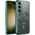 thumbnail image 1 of Supershield Samsung Galaxy S23 Case MagSafe Collection Hybrid Bumper Protective Phone Cover Slim Design, Matte Finish - Green, 1 of 3