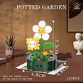 thumbnail image 2 of Garden Yellow Flowers Botanical Collection Set, 142 Pieces Modular Buildings, Decorative Home Office Creative Construction Toy Gifts for Adult Kid, 2 of 5