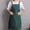 Green, variant on Waterproof Oil Proof Kitchen Apron, Xinsrenus Dirt Resistant Washable PVC Apron for Cooking Baking, Adjustable H-Shape Neck Apron with Phone Pocket for Kitchen Restaurant, Blue