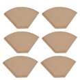 thumbnail image 4 of Filter Paper 100Pcs V60 Wood Pulp Coffee Bleach Free Filter Paper Fan Type Strainer For Filter Cup Primary Color American Filter Paper Hand Pour, 4 of 8