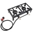 thumbnail image 2 of Fournaise Extérieure,Patio Bbq (Poêle en Fer Patio Poêle au Propane Extérieur Patio Bbq Propane Fer Poêle 8kw Support Portable) Poêle Poêle Feu Fer Poêle 8kw Poêle Feu Extérieur Poêle Portable Poêle, 2 of 6