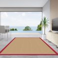 thumbnail image 3 of Athena Sisal & Red 9'10" x 13' Area Rug, 3 of 4
