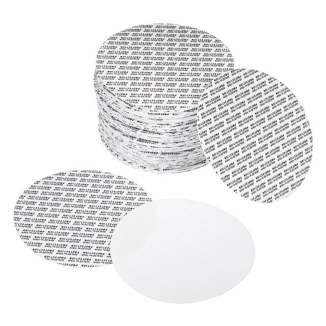 Unique Bargains Joint d'Étanchéité Sensible à la Pression en Mousse PS Résistante de 101 mm Blanc, Lot de 100