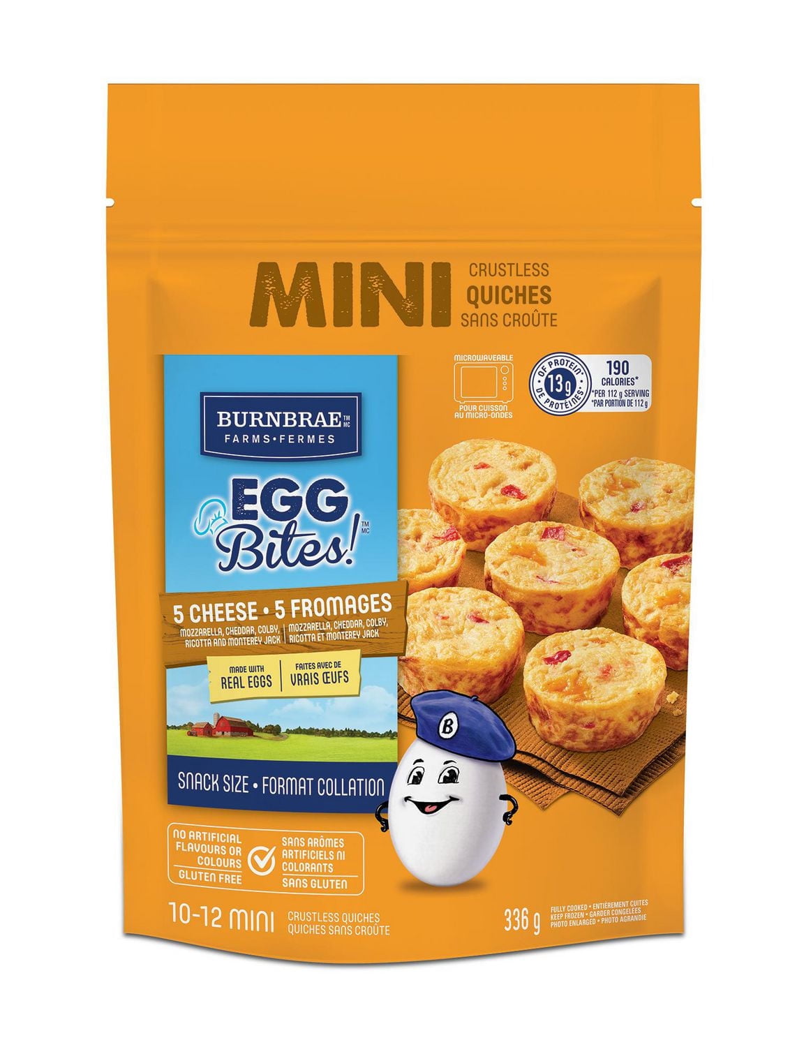 EGG Bites! 5 Fromages 5 Fromages Mini-quiches