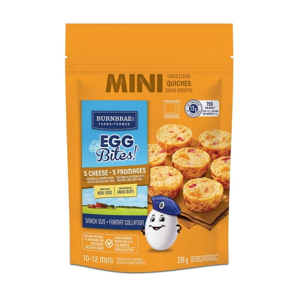 EGG Bites! 5 Fromages 5 Fromages Mini-quiches