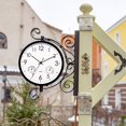 thumbnail image 1 of CHUANK Sales Outdoor Garden Retro Clock Waterproof Temperature Measurement Hygrometer 12 Inches Outdoor, 1 of 2