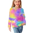 thumbnail image 1 of WRKEKC Chemises à Manches Longues pour Filles, T-Shirts à Manches Longues pour Filles, Chemises à Manches Longues à Imprimés pour Filles Jolis Chandails Ras du Cou Blouses Habillées Décontractées Vêtements, 1 of 5