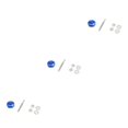 thumbnail image 4 of Ruiboury Lightweight Hood Lock For Car Modification Security Sleek Affordable blue DP16-25 3Set, 4 of 6