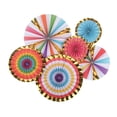 thumbnail image 1 of 6 VENTILATEURS EN PAPIER ARC-EN-CIEL, 1 of 1