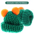 thumbnail image 2 of 30Pcs Mini Christmas Knit Hat Doll Cap DIY Crafts Wool Yarn Accessories, 2 of 8