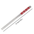 thumbnail image 3 of weibbin Stainless Steel Chopsticks Reusable Multicolor Lightweight 304 Metal Chopsticks Dishwasher Safe - 1 Pairs, 3 of 7
