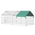 thumbnail image 1 of PawHut Enclos de Chenil Extérieur en Métal pour Petits Animaux, Vert, 1 of 10