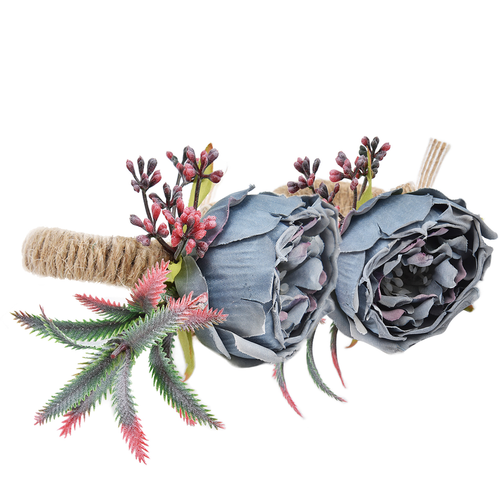Sonew 2Pcs Innovative Napkin Buckle Simulation Flower Napkin loop Holder for Hotel Restaurant,Napkin Supplies