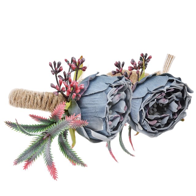 Sonew 2Pcs Innovative Napkin Buckle Simulation Flower Napkin loop Holder for Hotel Restaurant,Napkin Supplies