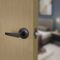 thumbnail image 4 of of Lever Keyed Entry Door Lever Handle Lock Universal Door Knob Hardware Nickel Brushed Color (MRCA), 4 of 5